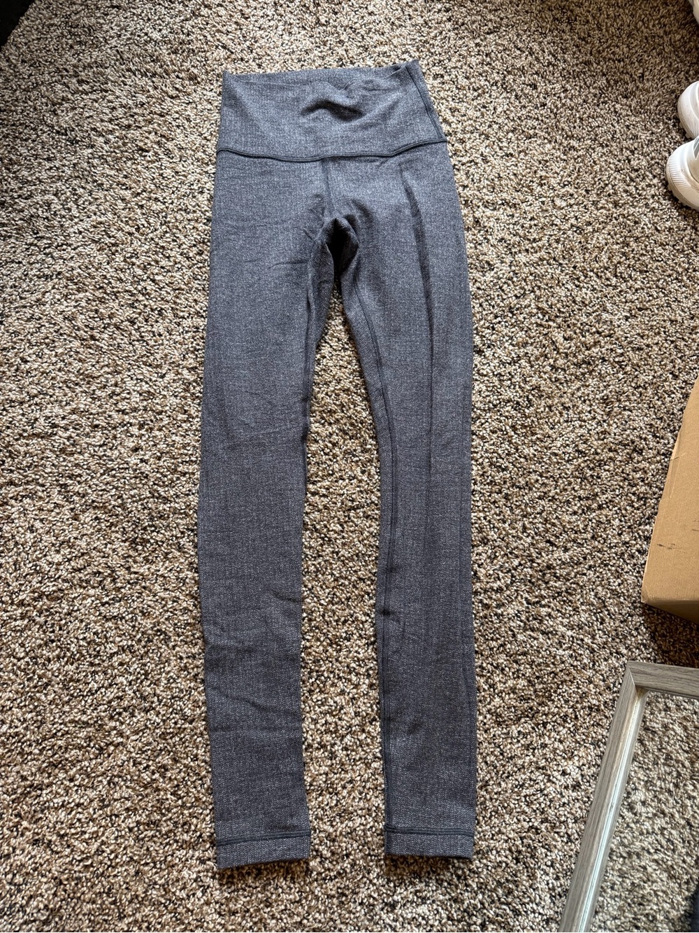 lululemon athletica Charcoal Gray High-Waist Leggings